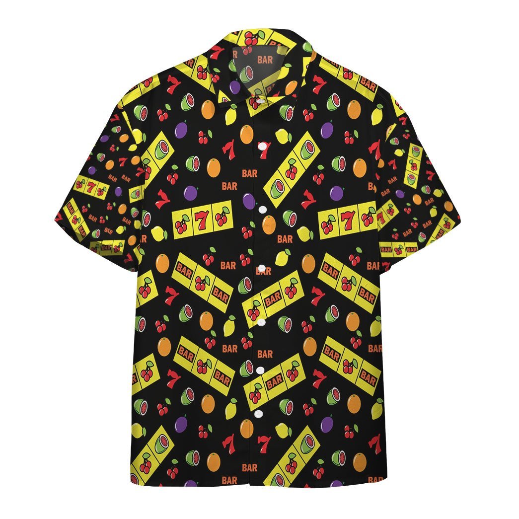 3D Casino Lucky Slots Custom Hawaii Shirt