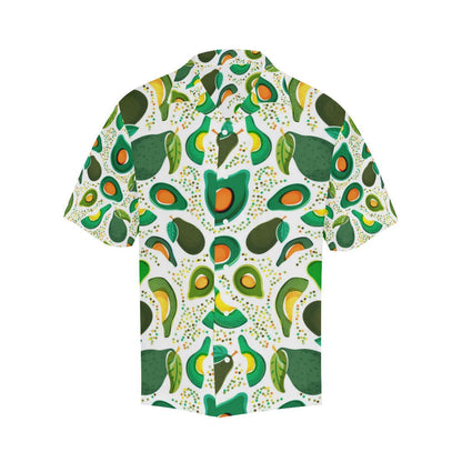 Avocado Design Pattern Mens All Over Print Hawaiian Shirt