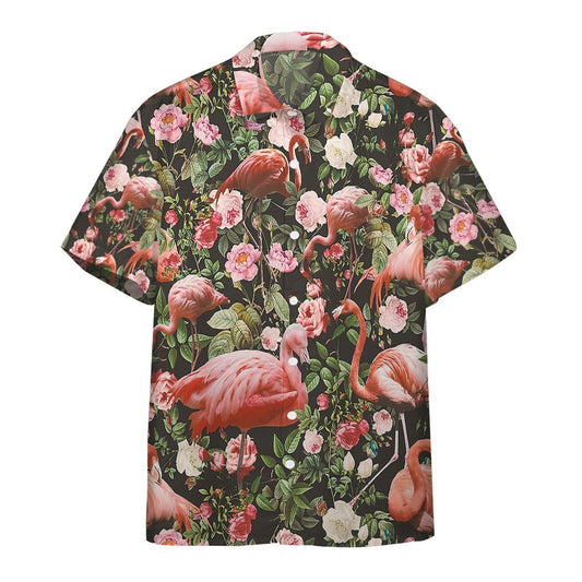  3D Floral And Flamingo Custom Hawaii Shirt