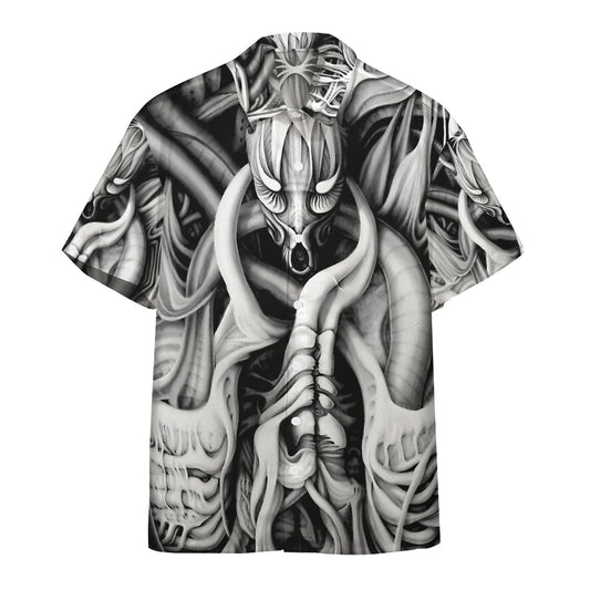  3D Alien Predator Custom Hawaii Shirt