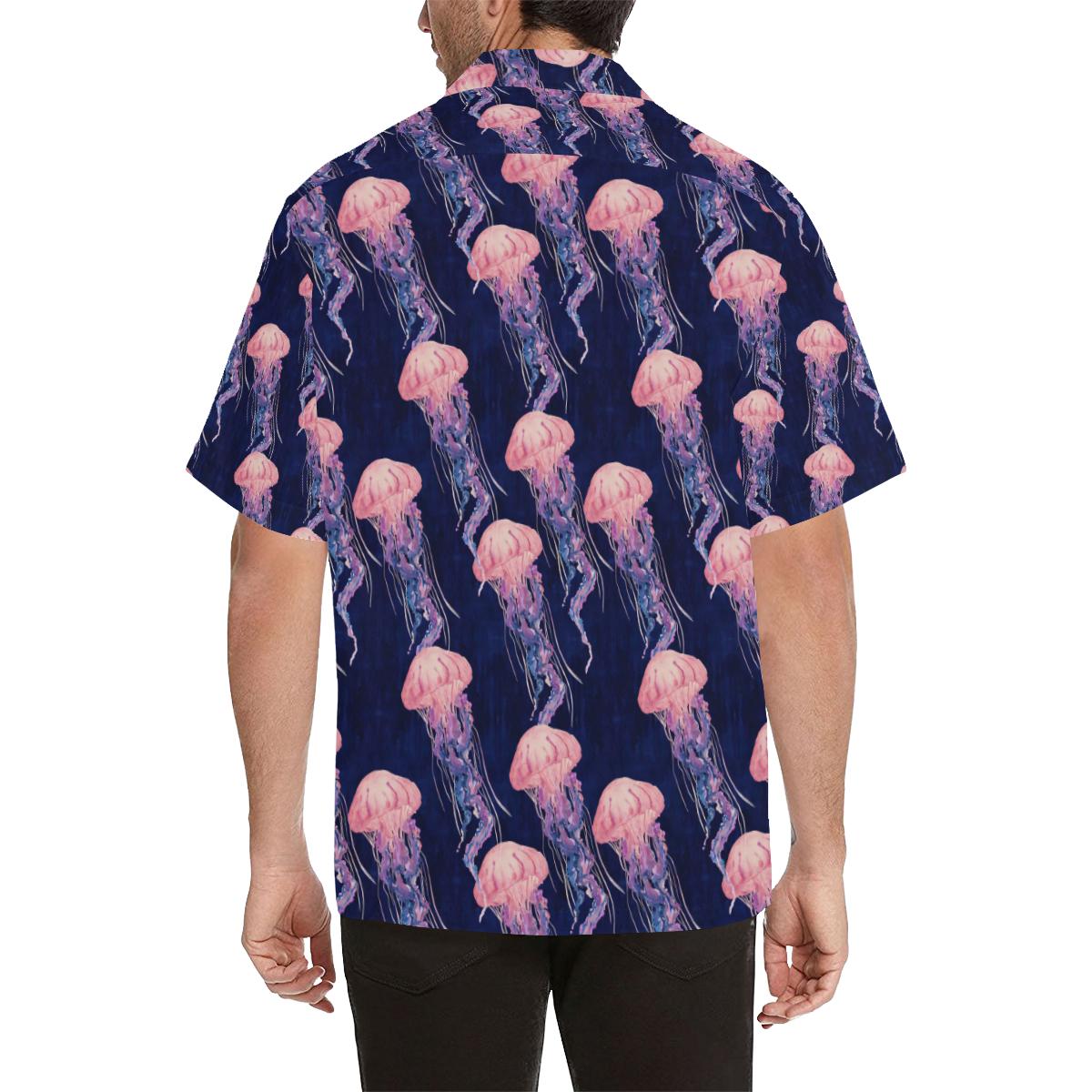 Jellyfish Pattern Print Design Hawaiian Shirt