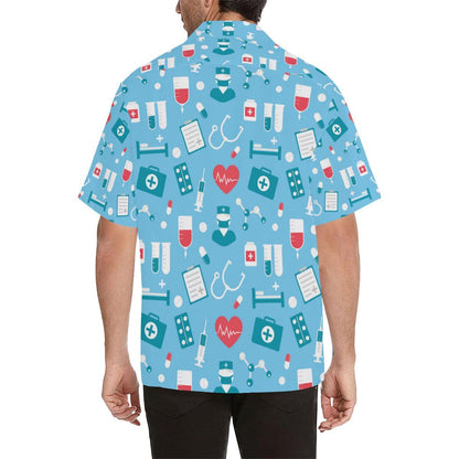 Nurse Pattern Print Design A Hawaiian Shirt