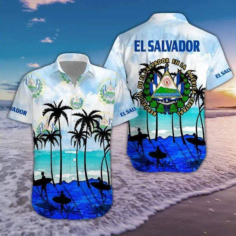 Tropical El Salvador America Beach Aloha Hawaiian Shirts #Dh