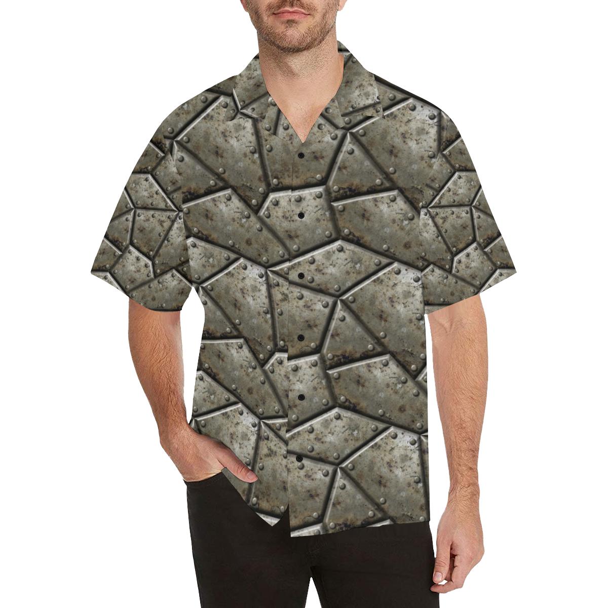 Armor Pattern Print Design Hawaiian Shirt