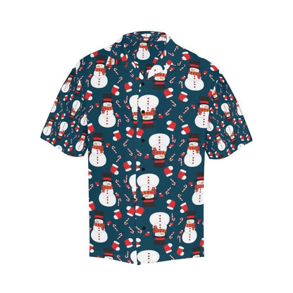 Snowman Print Design Hawaiian Shirt