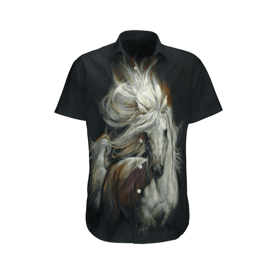 Horse  Black Nice Design Unisex Hawaiian Shirt For Men And Women Dhc17063596