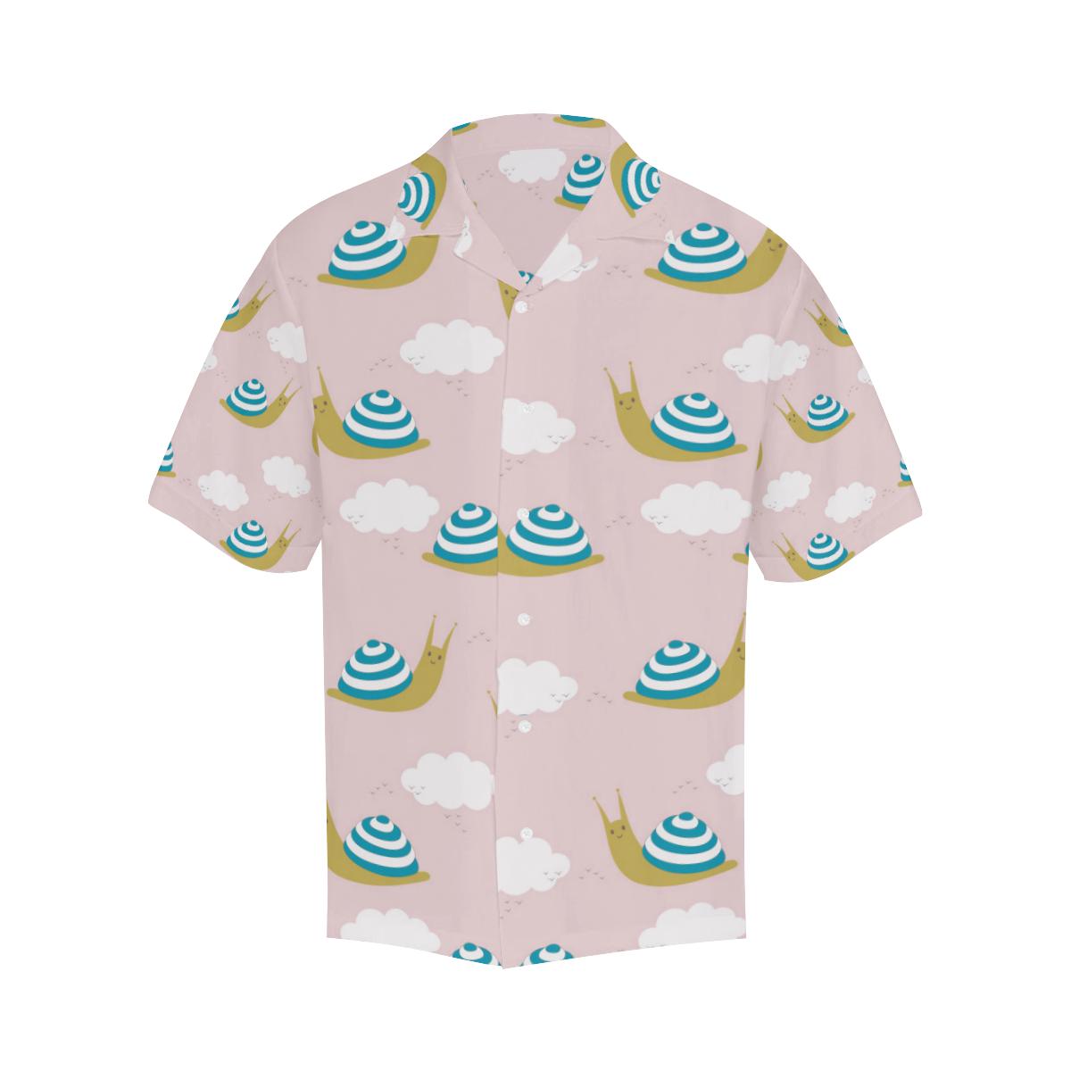 Snail Pattern Print Design Hawaiian Shirt