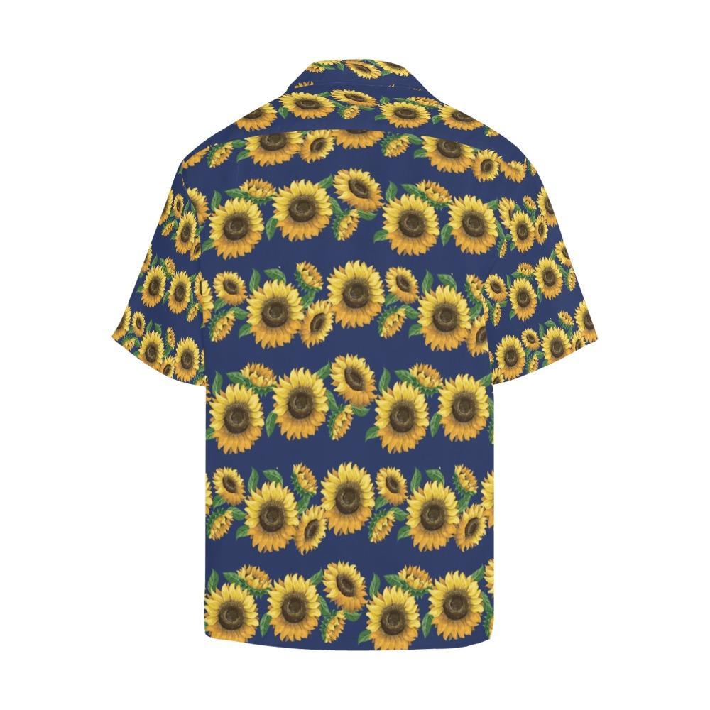 Sunflower Print Design Hawaiian Shirt