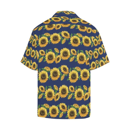 Sunflower Print Design Hawaiian Shirt
