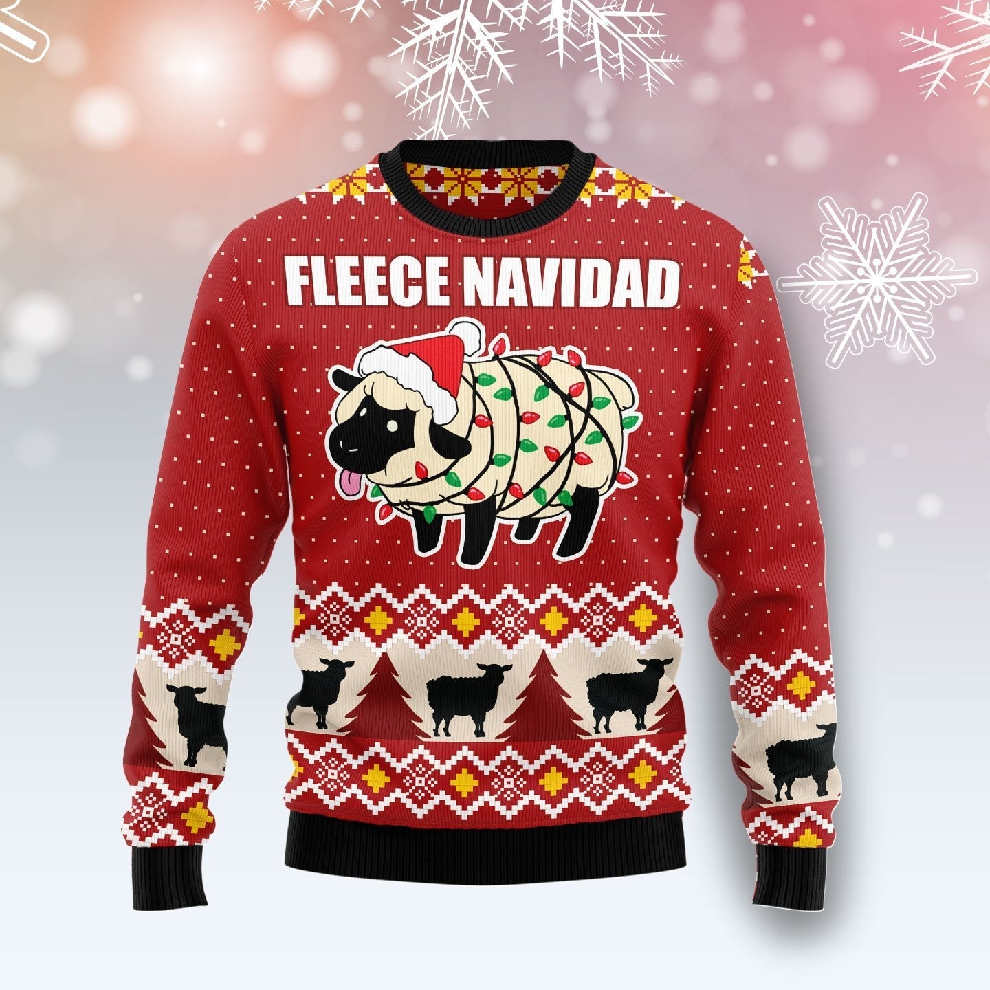 Sheep Merry Christmas Ugly Christmas Sweater 