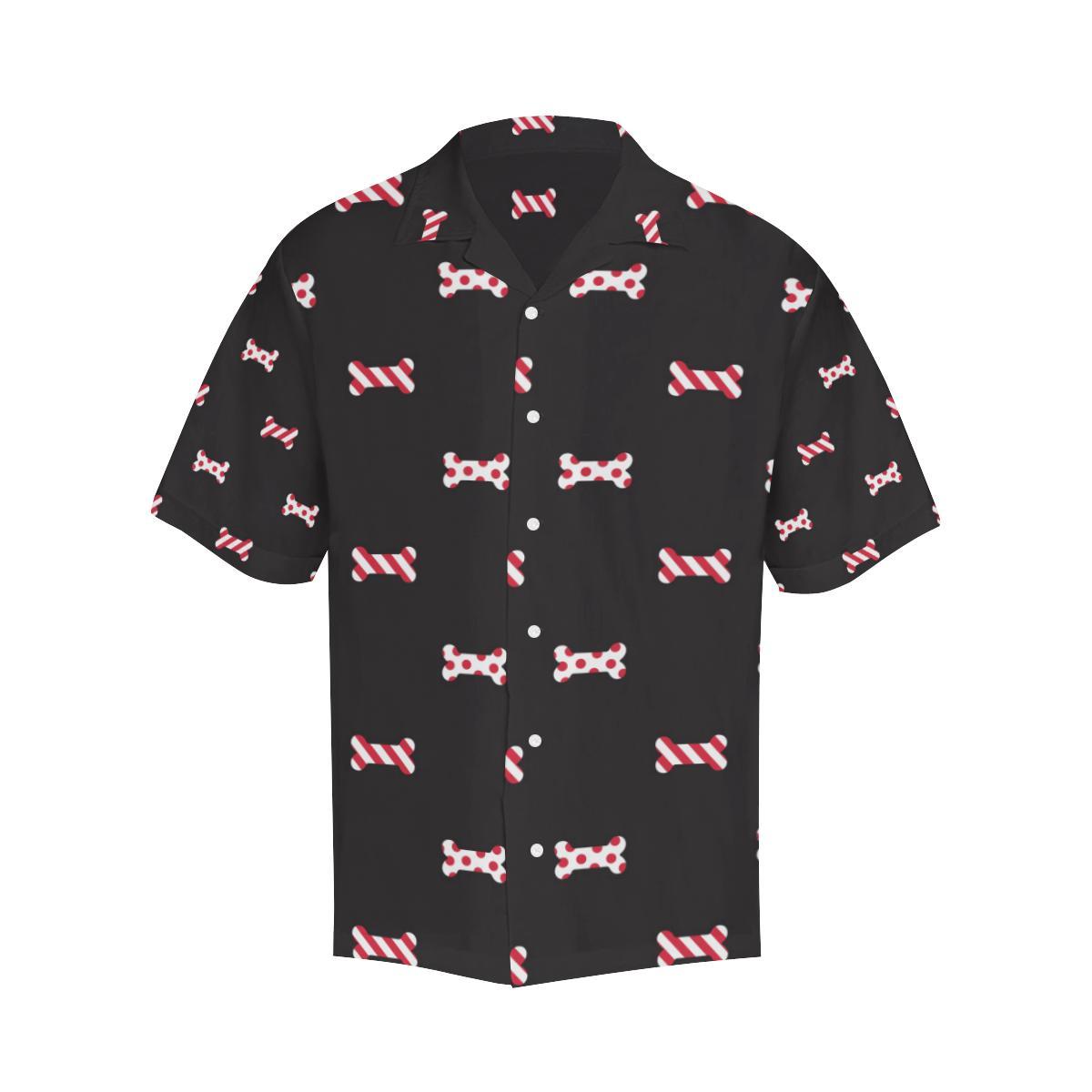 Dog Bone Pattern Print Design Hawaiian Shirt