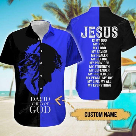 Personalized Jesus - Child Of God Hawaiian Aloha Shirt #H