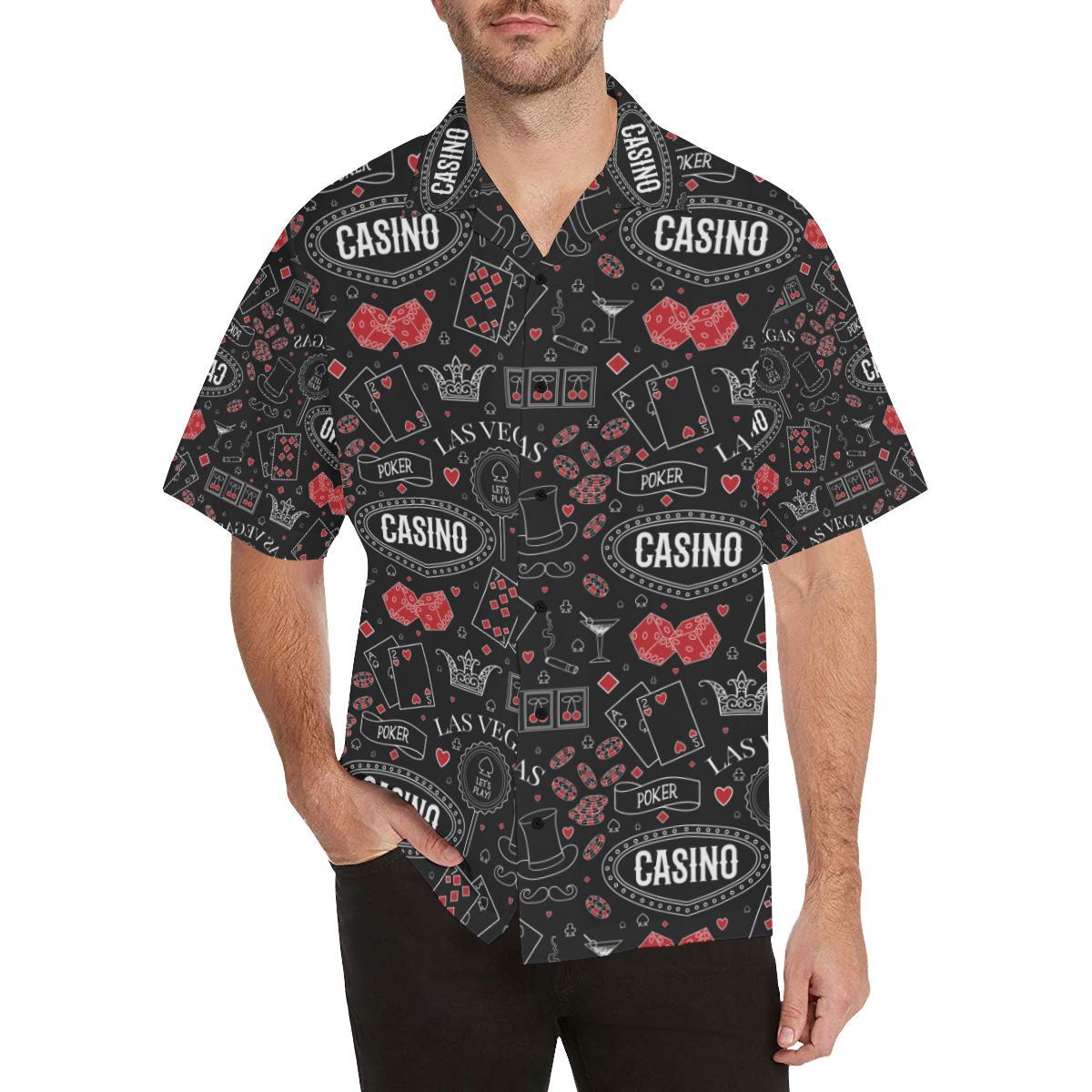 Casino Pattern Print Design Hawaiian Shirt