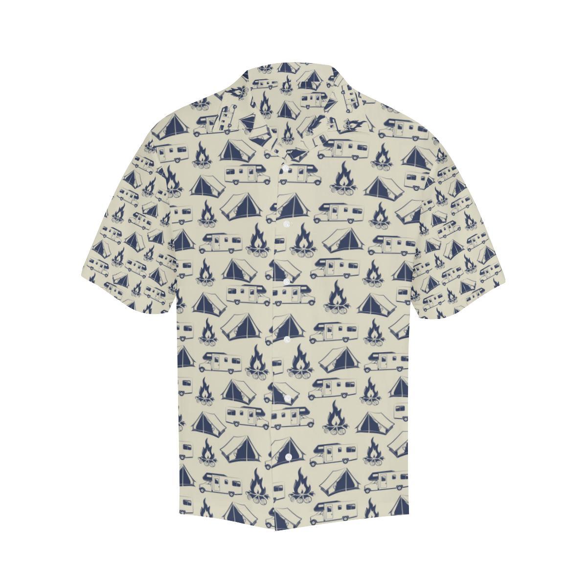 Campfire Pattern Print Design Hawaiian Shirt