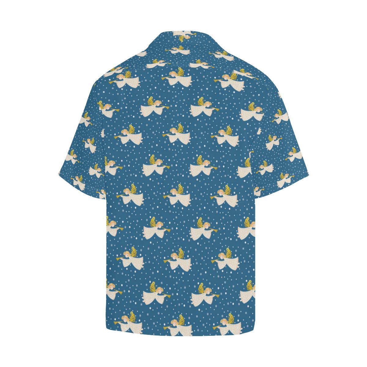 Angel Pattern Print Design Hawaiian Shirt