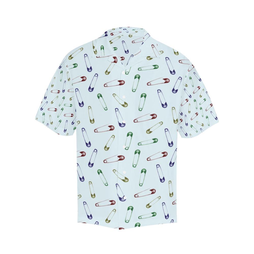 Safety Pin Print Design Hawaiian Shirt