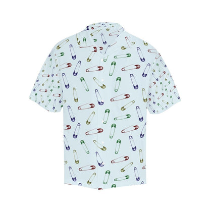 Safety Pin Print Design Hawaiian Shirt