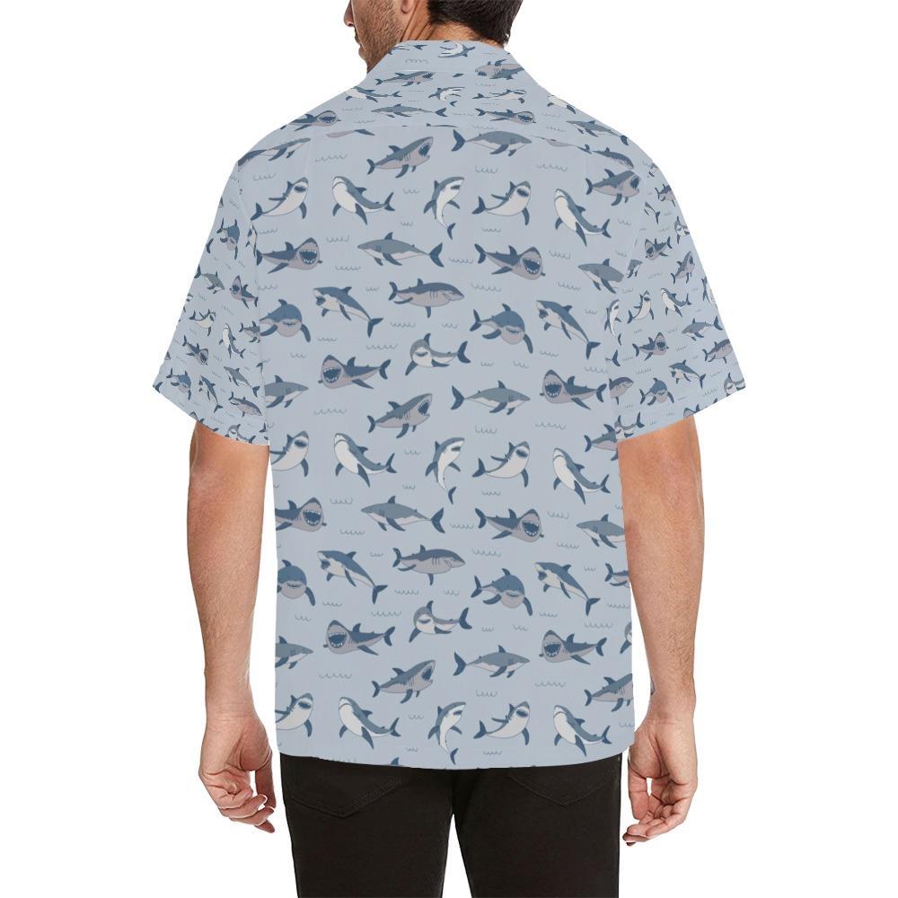 Shark Print Design Hawaiian Shirt