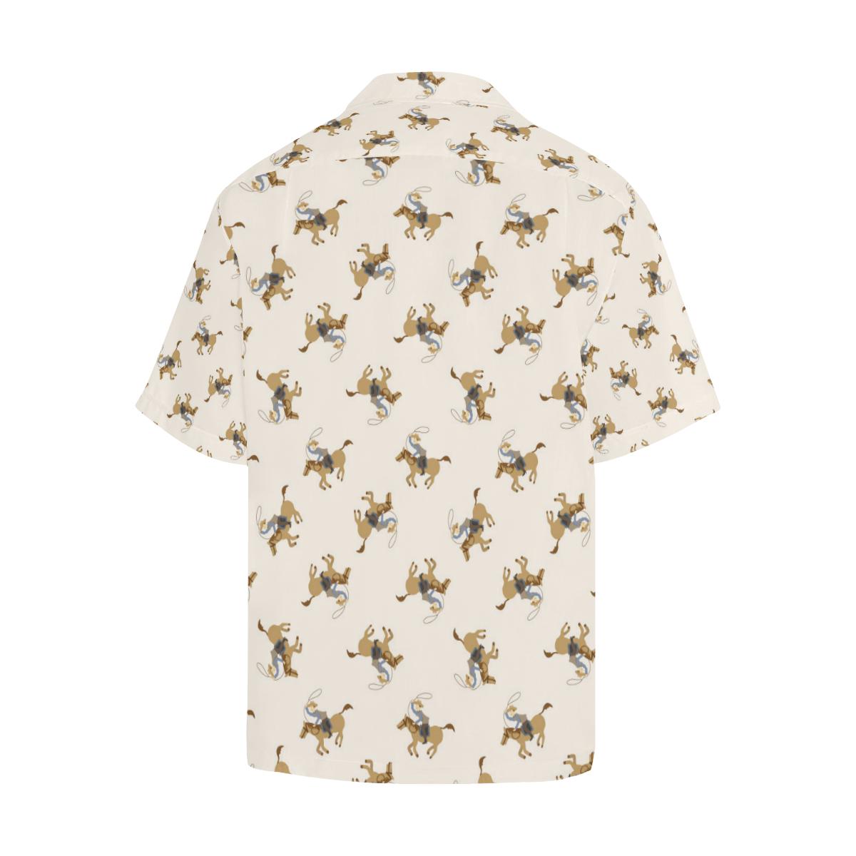 Cowboy Pattern Print Design Hawaiian Shirt