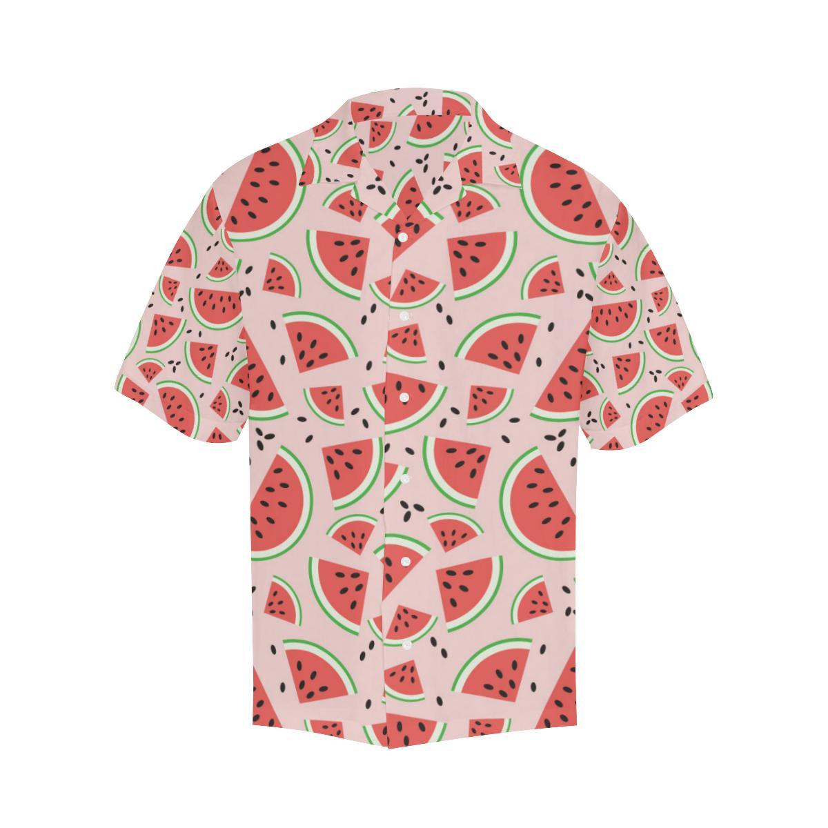 Watermelon Pattern Mens All Over Print Hawaiian Shirt