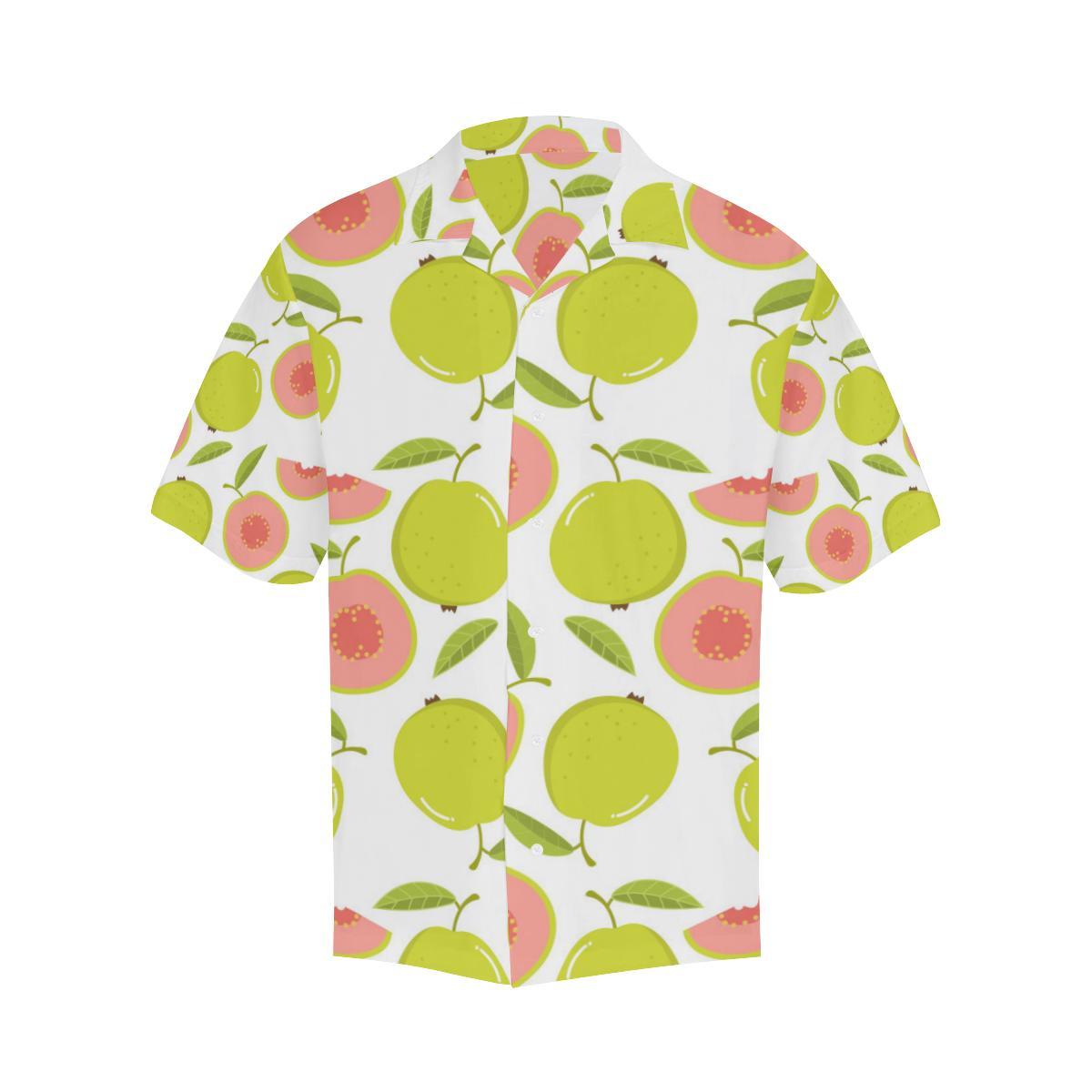 Guava Pattern Mens All Over Print Hawaiian Shirt