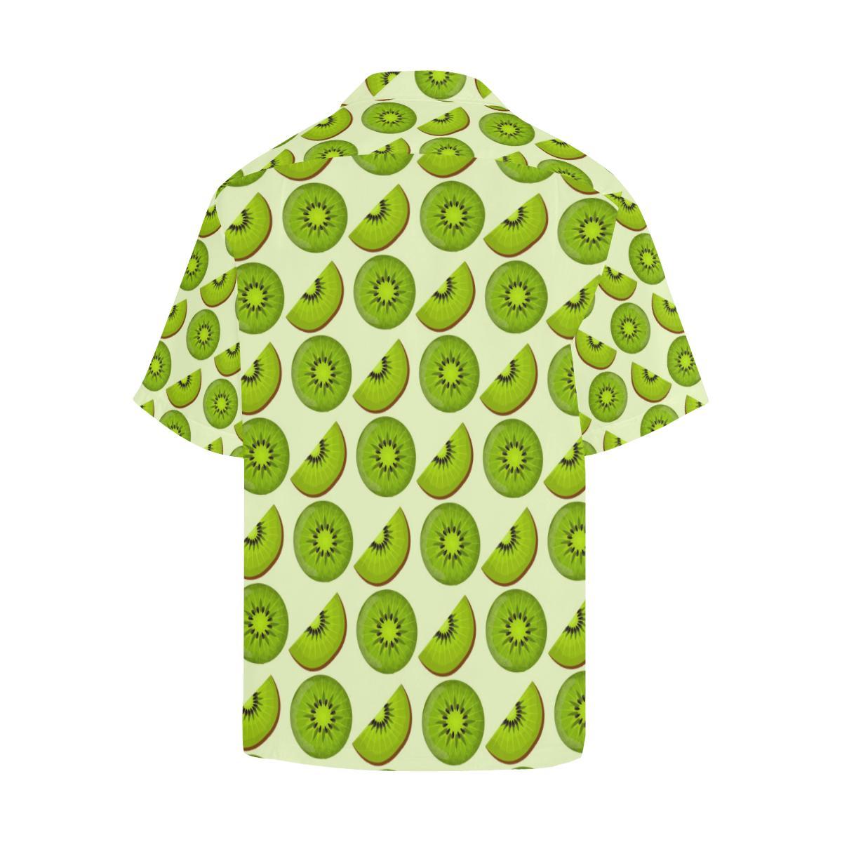 Kiwi Pattern Mens All Over Print Hawaiian Shirt