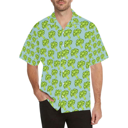 Broccoli Pattern Print Design Hawaiian Shirt