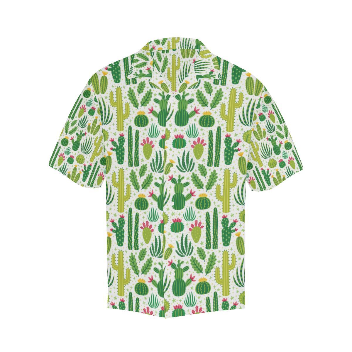 Cactus Pattern Copy Mens All Over Print Hawaiian Shirt