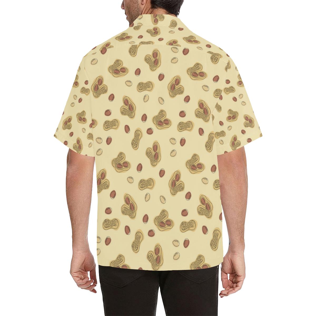 Peanuts Design Pattern Mens All Over Print Hawaiian Shirt