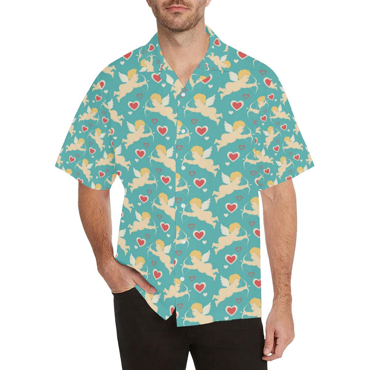 Cupid Pattern Print Design Hawaiian Shirt