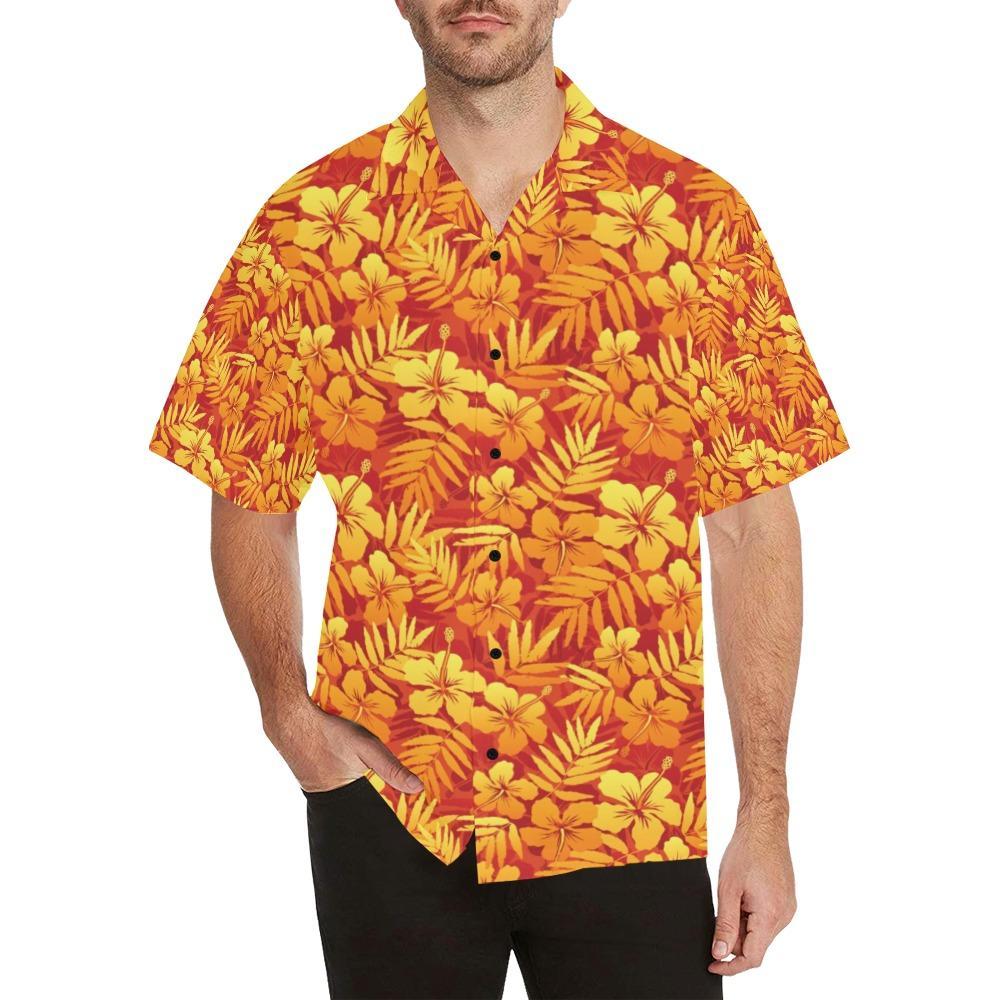 Hibiscus Summer Print Design Hawaiian Shirt