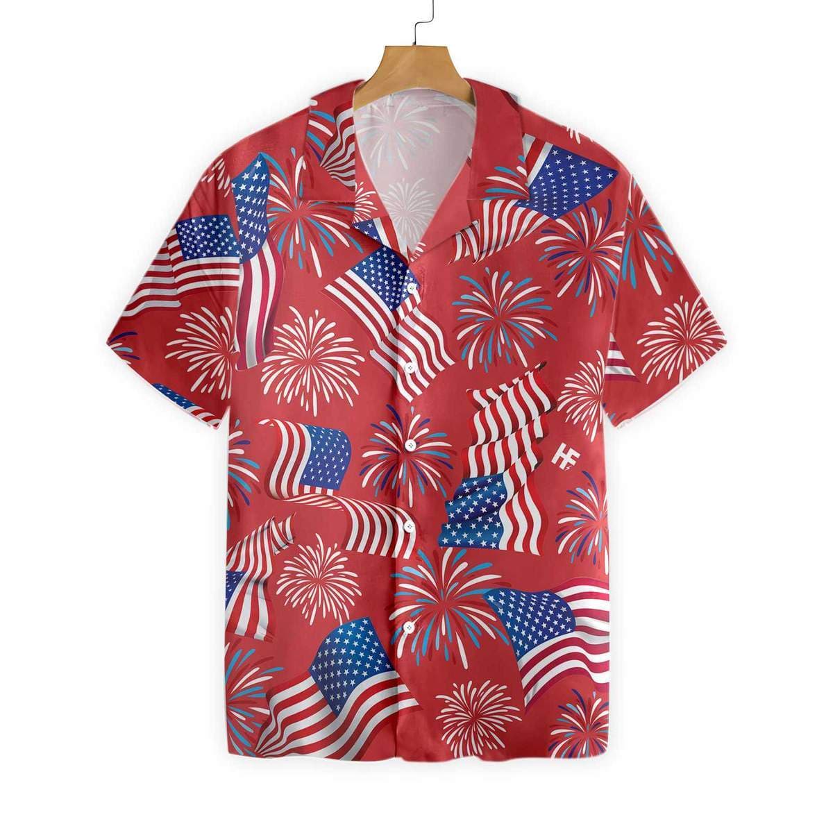 Happy July 4Th American Patriotic Unisex Hawaiian Shirt