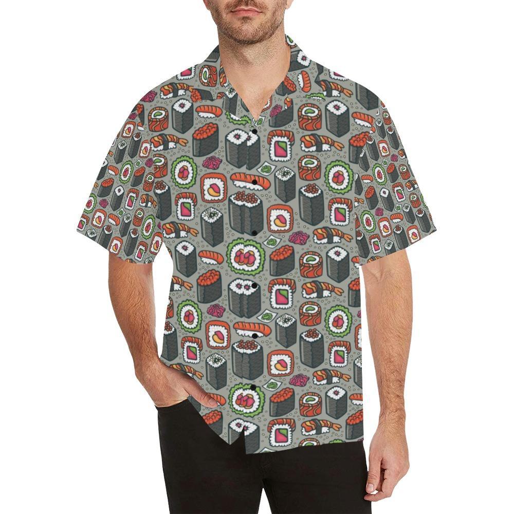Sushi Print Design Hawaiian Shirt