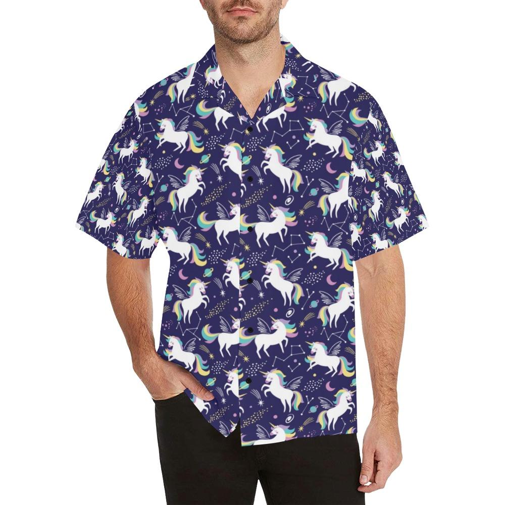 Unicorn Print Design Hawaiian Shirt