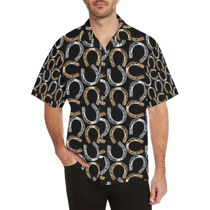 Horseshoe Print Design Hawaiian Shirt