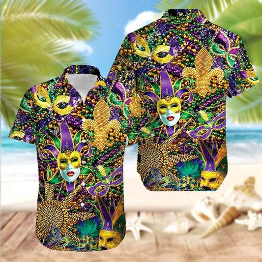 Happy Mardi Gras 16 February 2021 Hawaiian Aloha Shirts #V