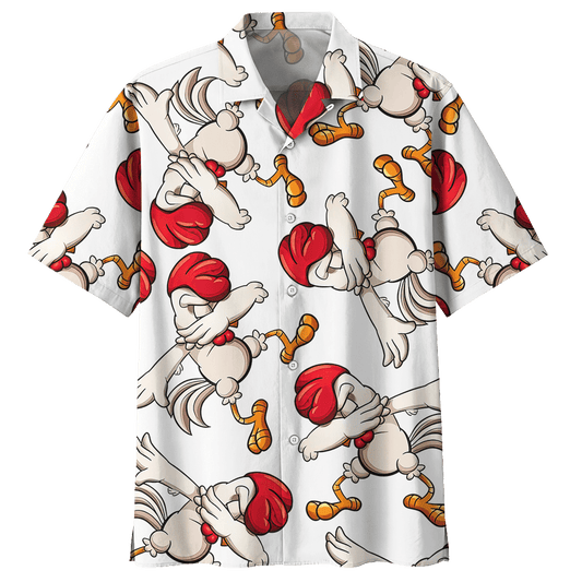 Chicken   White Awesome Design Unisex Hawaiian Shirt For Men And Women Dhc17063704