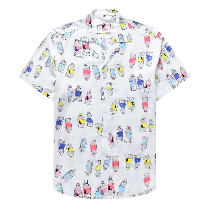 Funny Bottles  White Unique Design Unisex Hawaiian Shirt For Men And Women Dhc17064171