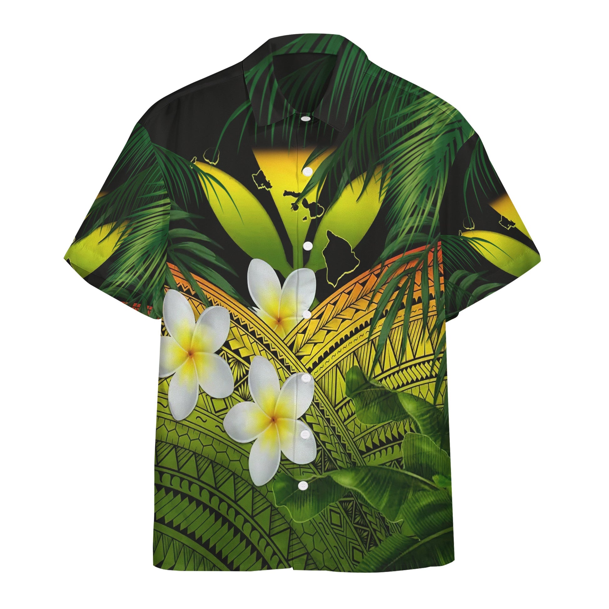  3D Kanaka Maoli Hawaiian Custom Short Sleeve Shirt