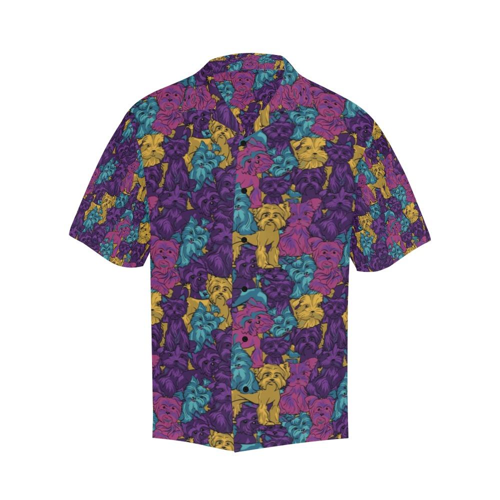 Yorkshire Terriers Print Design 0 Hawaiian Shirt