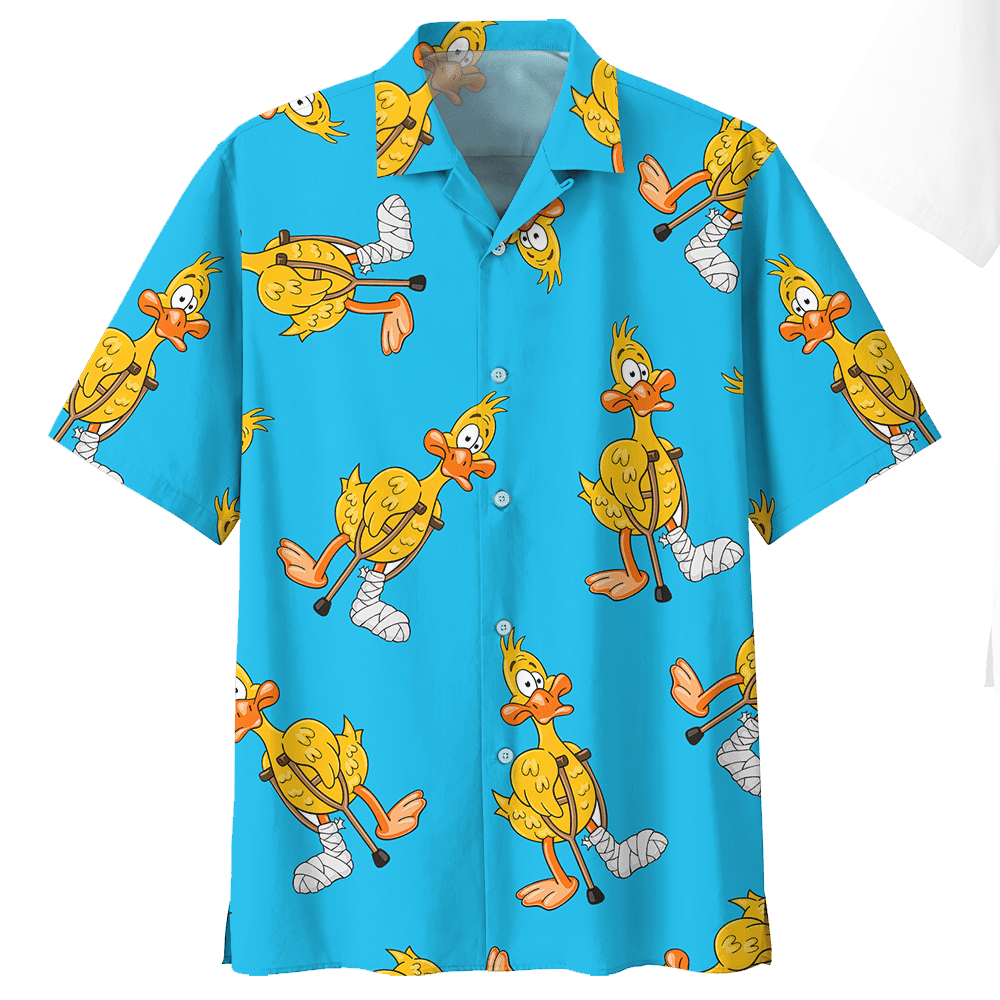 Duck  Blue Unique Design Unisex Hawaiian Shirt For Men And Women Dhc17063604