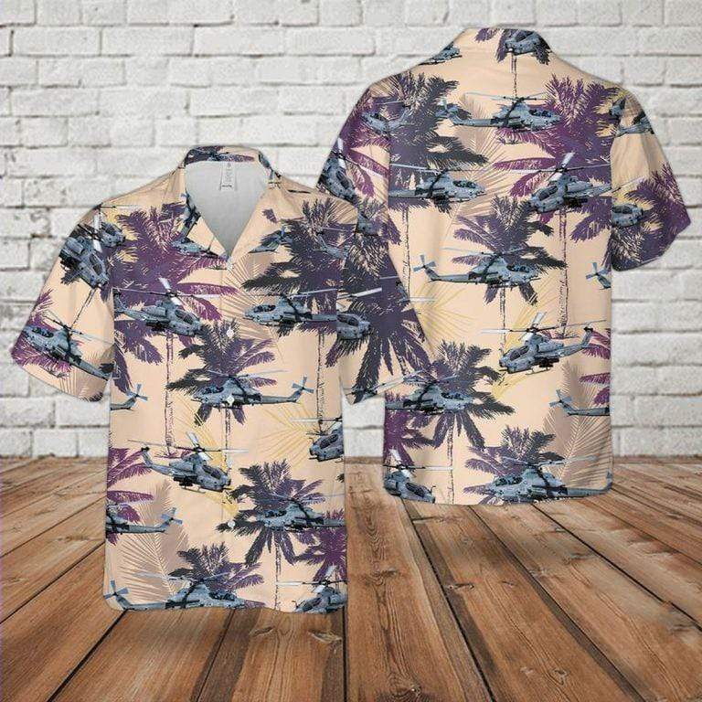 Hawaiian Aloha Shirts Bell Ah-1Z Viper