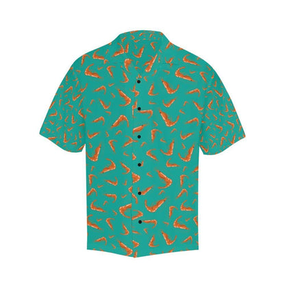 Shrimp Print Design Hawaiian Shirt