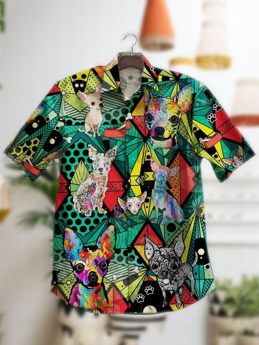 Vintage Dog Hawaiian Shirt | For Men & Women | Adult | HW2831