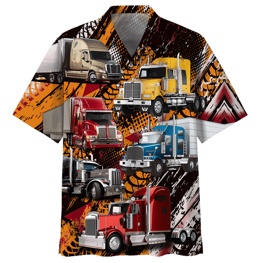 Trucker Colorful High Quality Unisex Hawaiian Shirt 