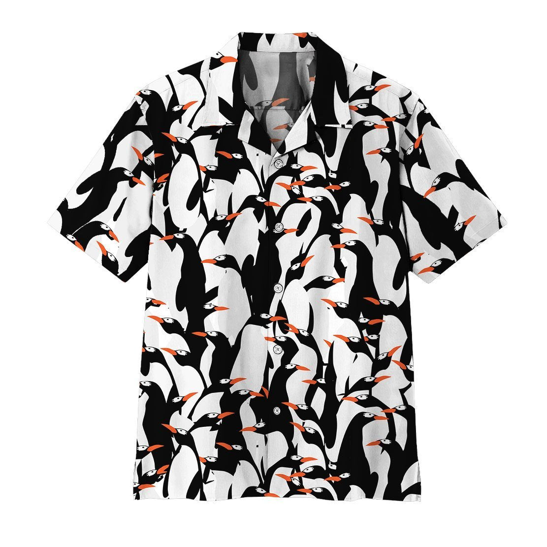 3D Flying Penguins Hawaii Shirt