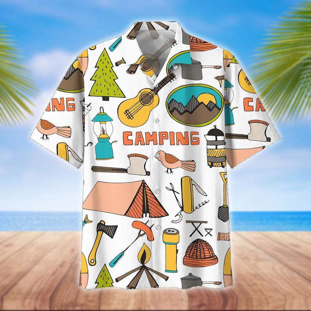 Camping Hawaiian Shirt 1 | Unique Beach Shirt Hawaiian