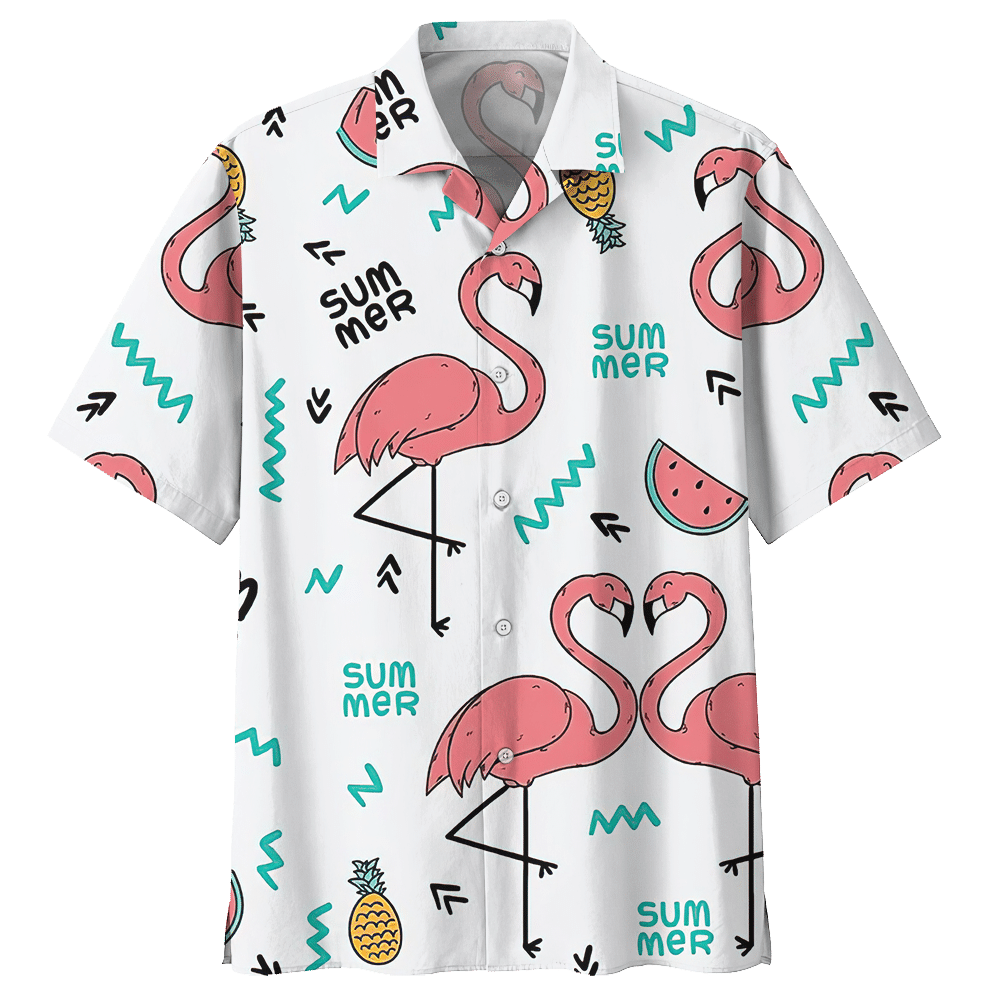 Flamingo Hawaiian Shirt Azs007