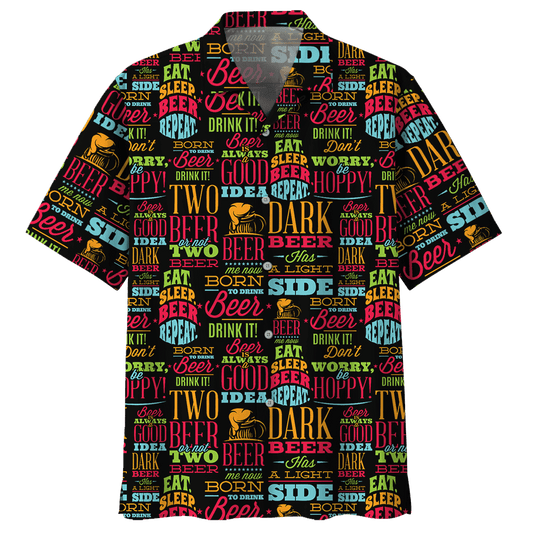 Beer   Black High Quality Unisex Hawaiian Shirt For Men And Women Dhc17063743