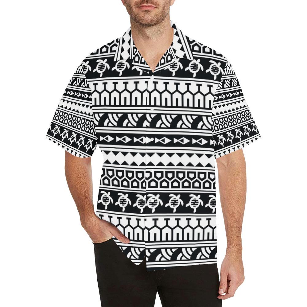 Samoan Pattern Print Design Hawaiian Shirt